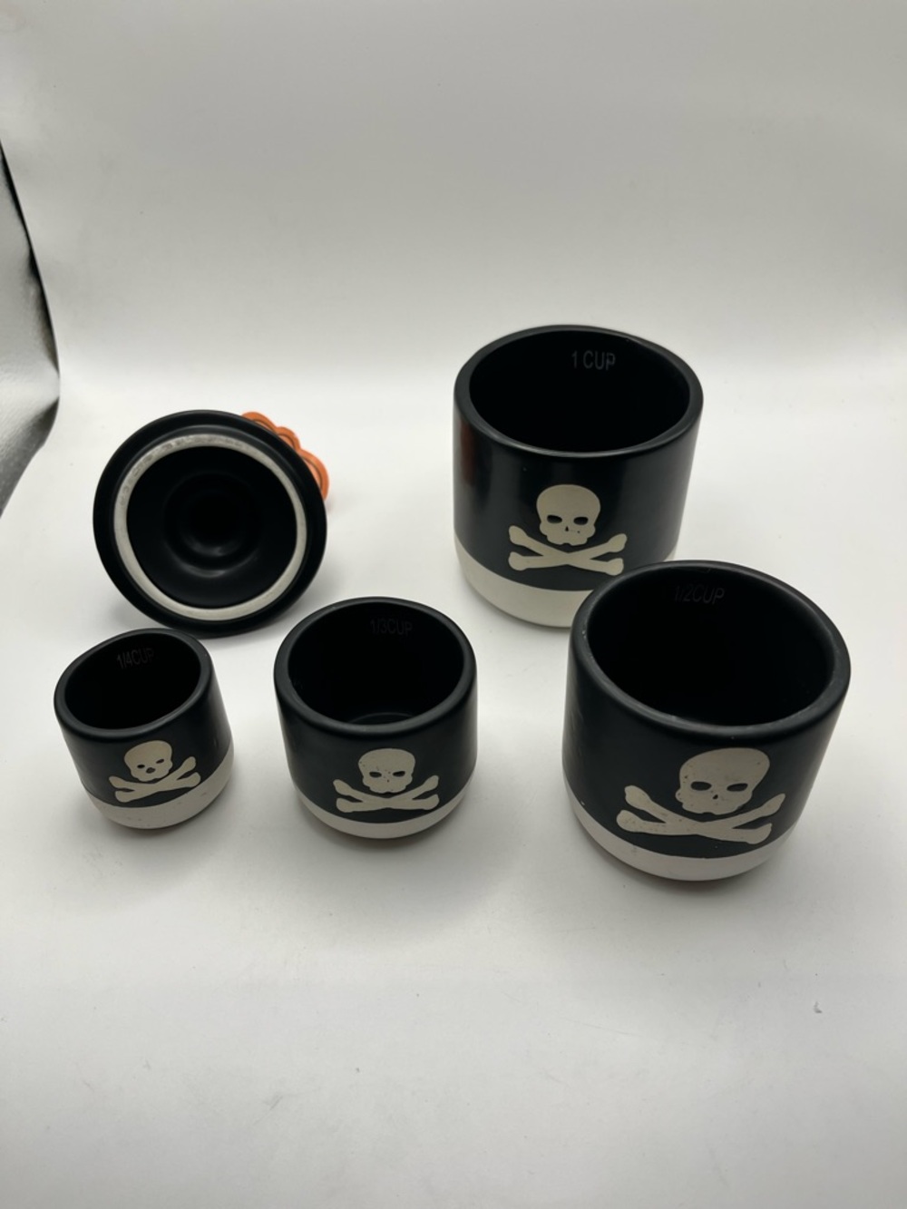 10 Strawberry Street Halloween Poison Bottle Skull Measuring Cups - Picture 6 of 10